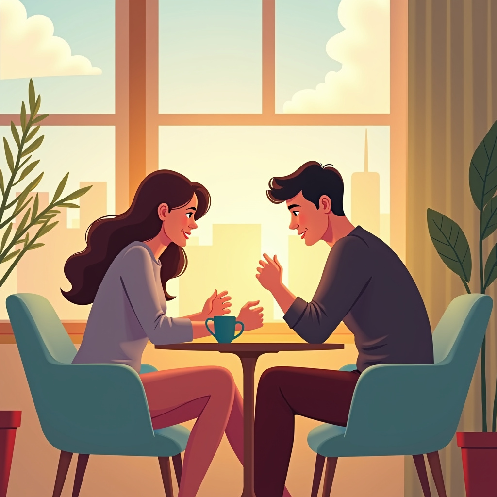 Illustration for How to Use Communication to Reconnect When Partner Pulls Away - Image 1