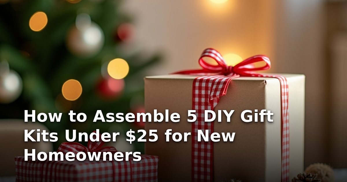How to Assemble 5 DIY Gift Kits Under $25 for New Homeowners