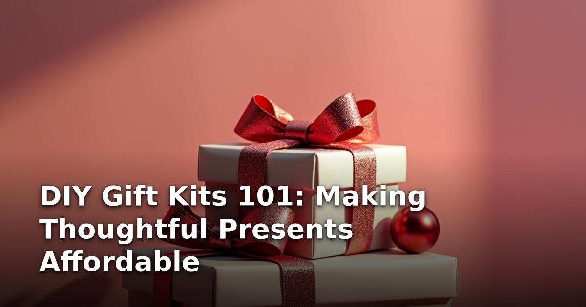 DIY Gift Kits 101: Making Thoughtful Presents Affordable