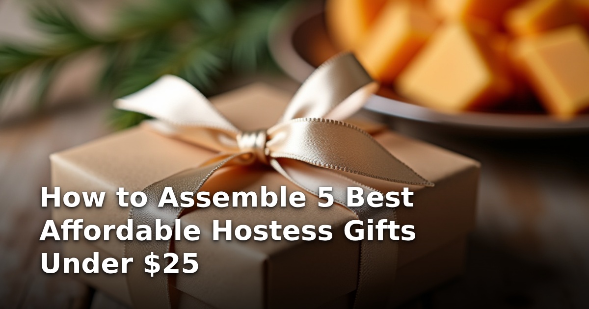 How to Assemble 5 Best Affordable Hostess Gifts Under $25