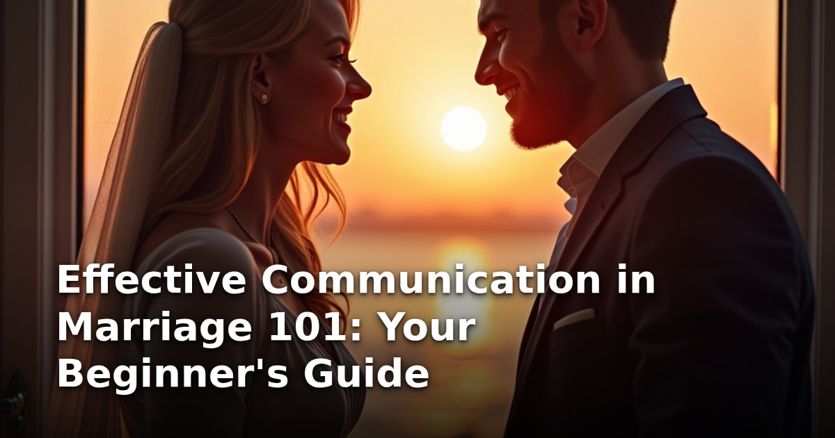 Effective Communication in Marriage 101: Your Beginner’s Guide