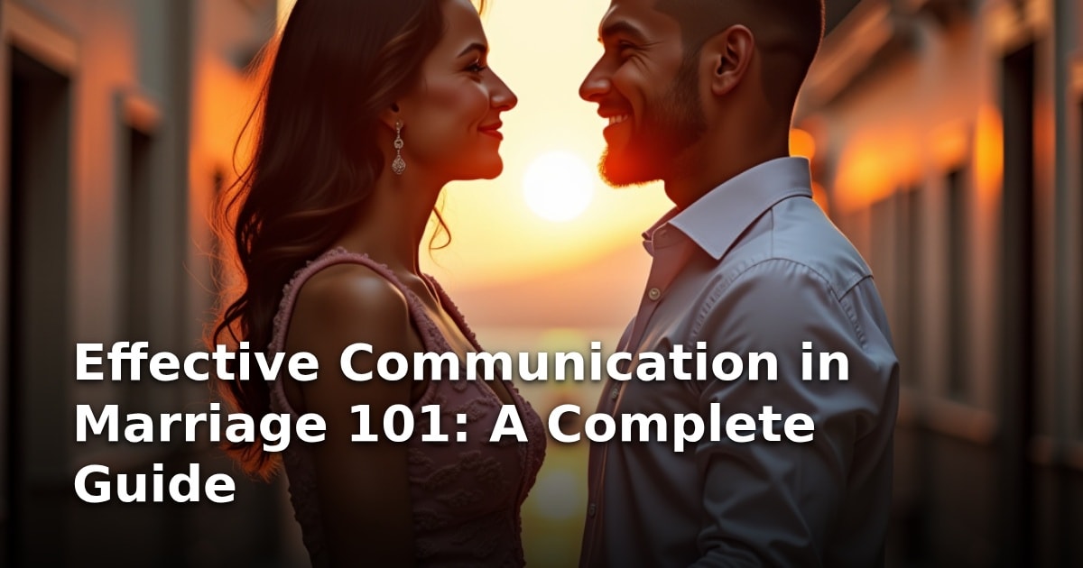 Effective Communication in Marriage 101: A Complete Guide