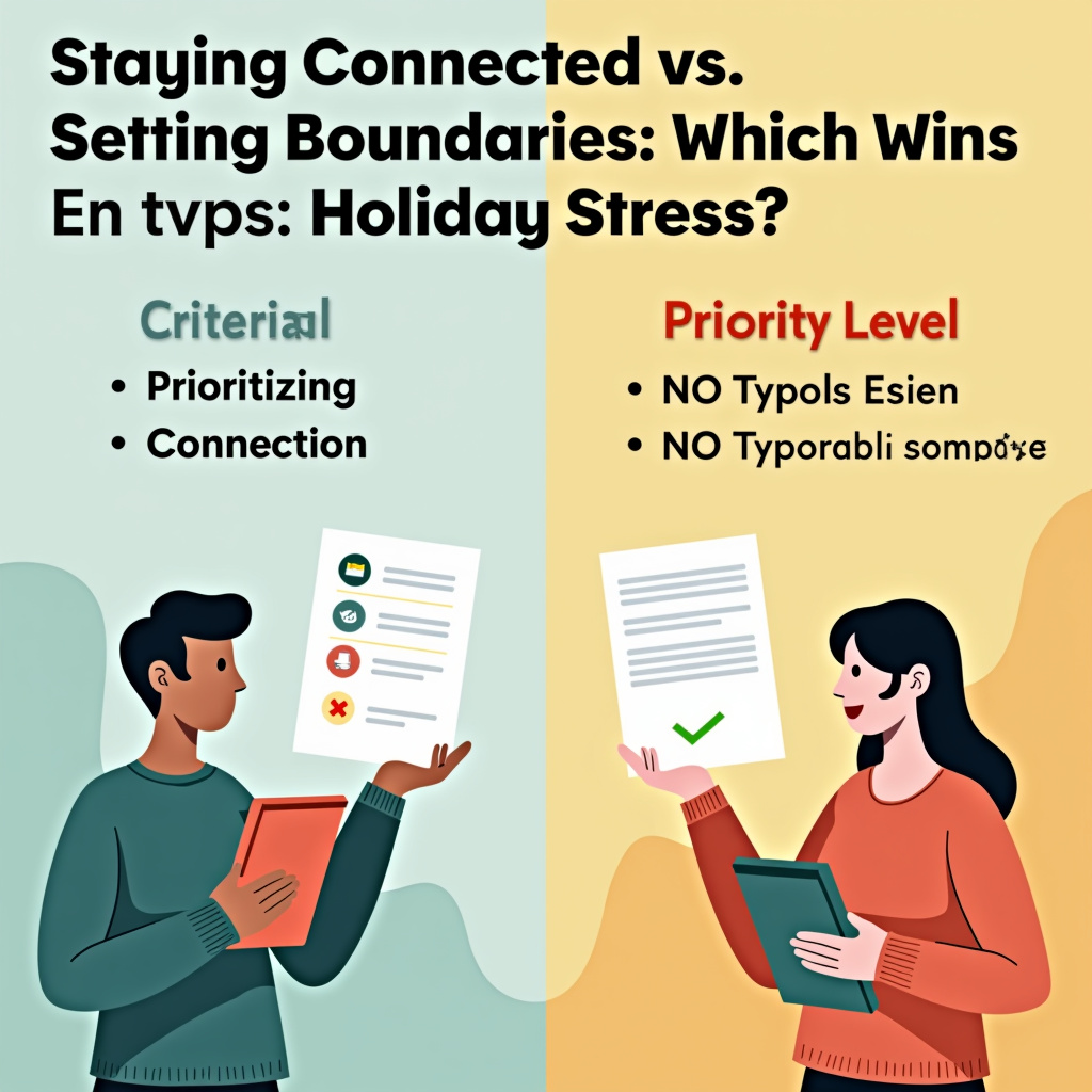 Illustration for Staying Connected vs. Setting Boundaries: Which Wins Holiday Stress? - Image 2