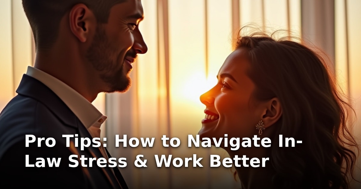 Pro Tips: How to Navigate In-Law Stress & Work Better