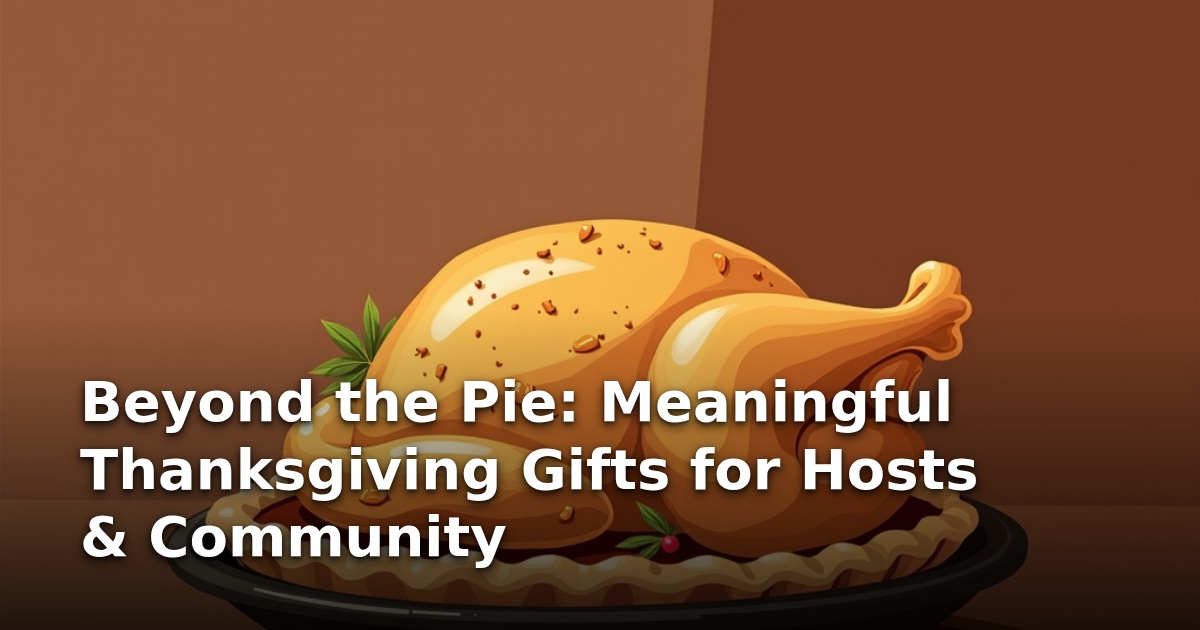 Beyond the Pie: Meaningful Thanksgiving Gifts for Hosts & Community