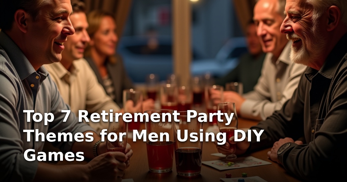 Top 7 Retirement Party Themes for Men Using DIY Games