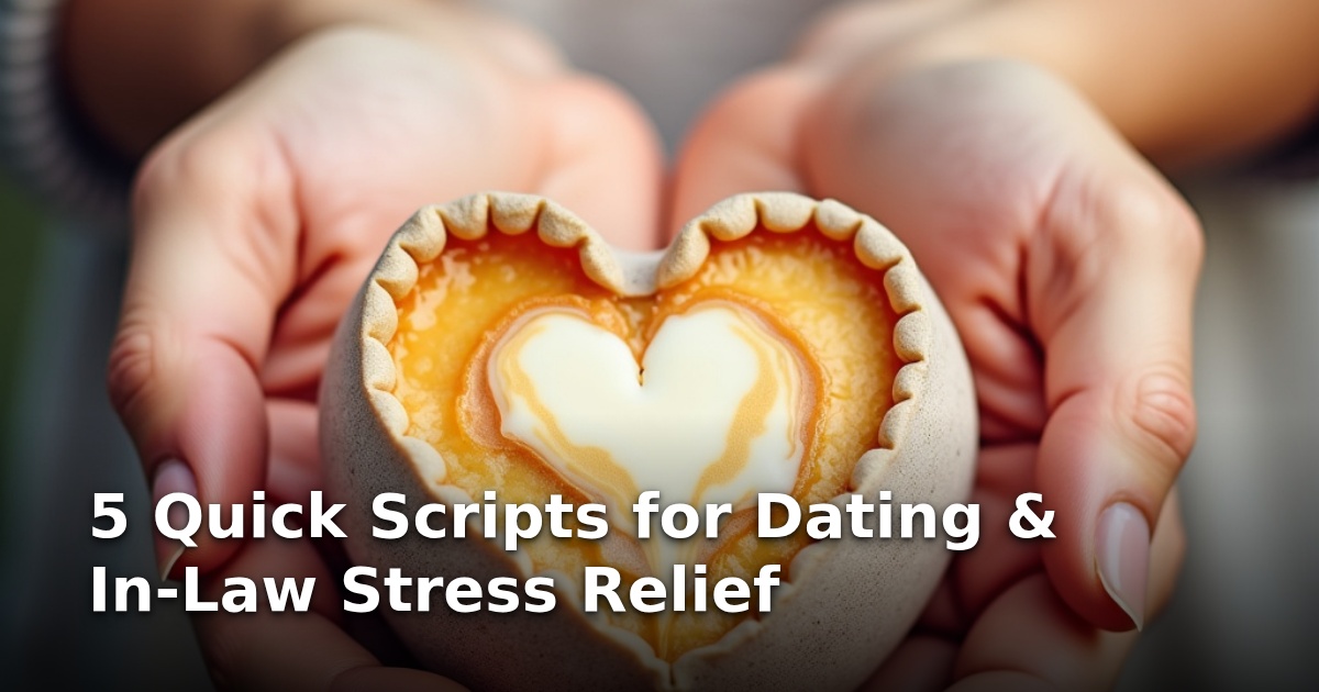 5 Quick Scripts for Dating & In-Law Stress Relief