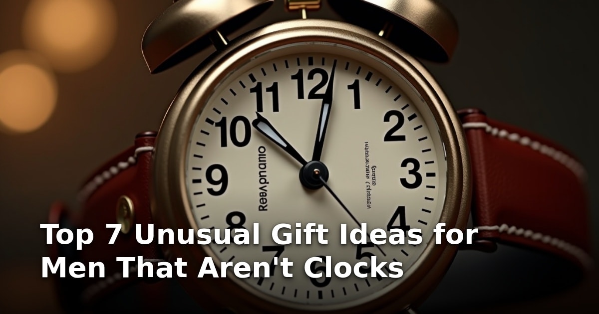 Top 7 Unusual Gift Ideas for Men That Aren’t Clocks