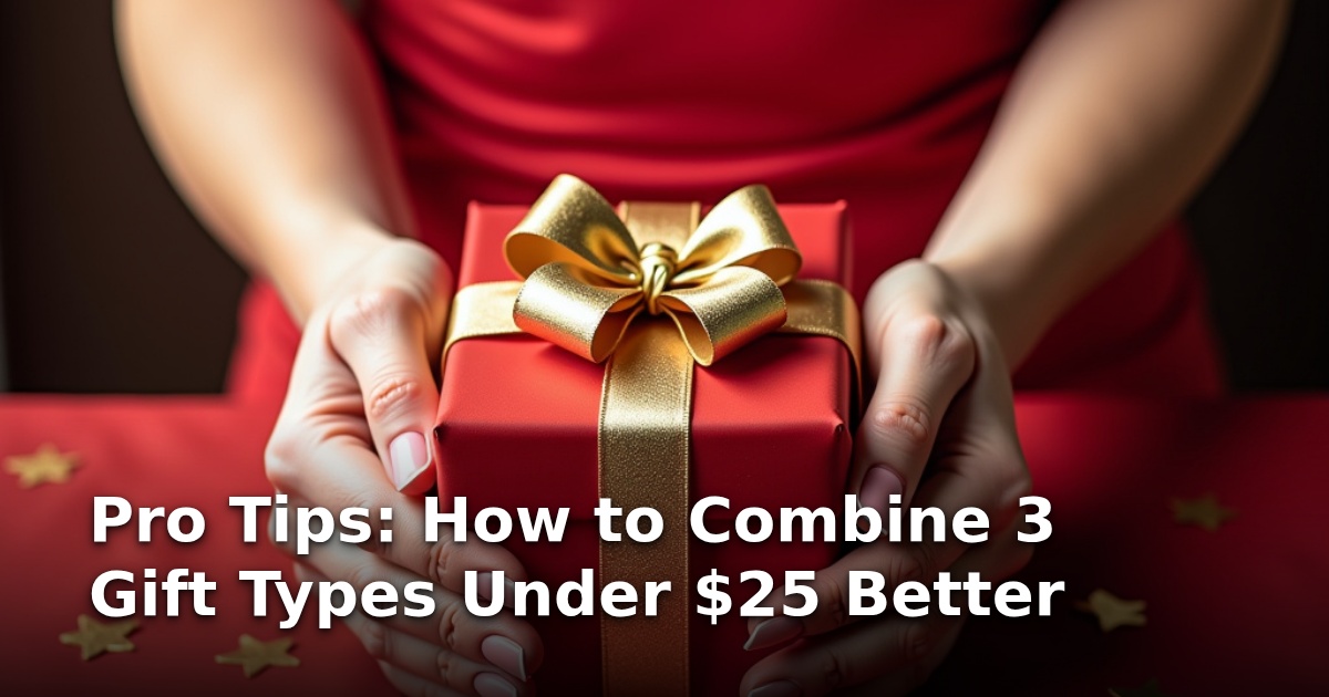 Pro Tips: How to Combine 3 Gift Types Under $25 Better