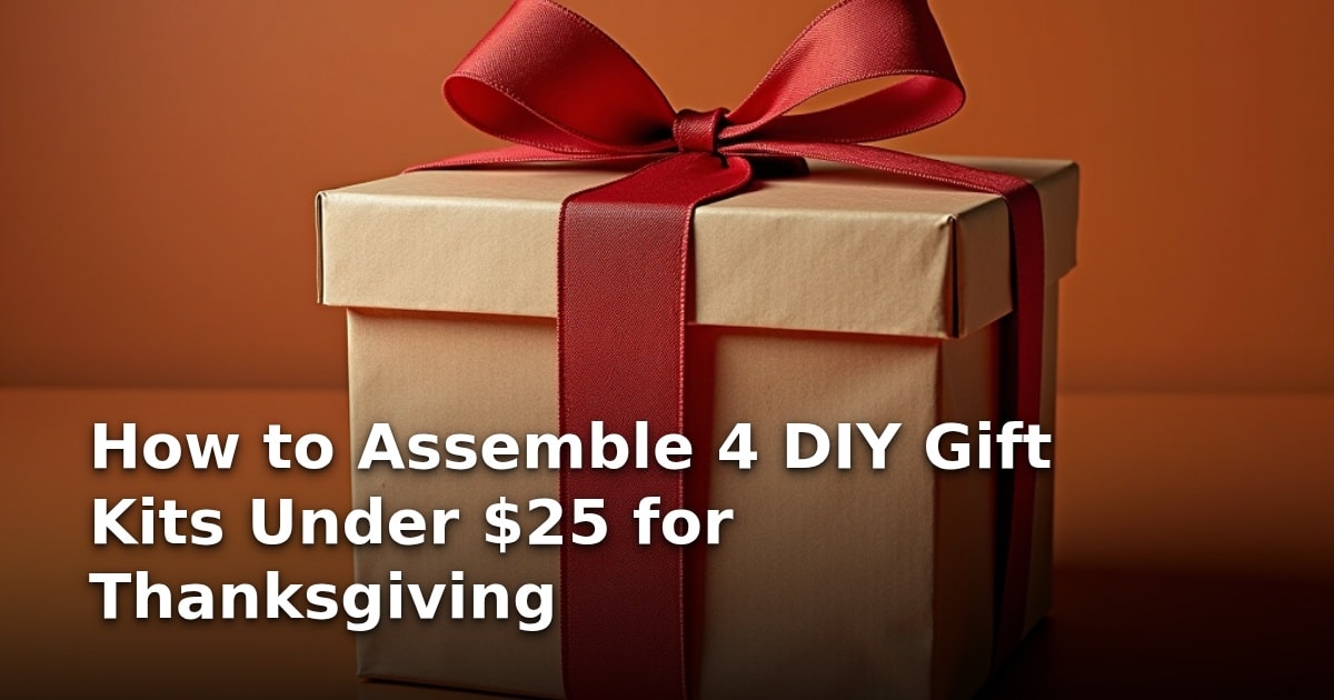 How to Assemble 4 DIY Gift Kits Under $25 for Thanksgiving