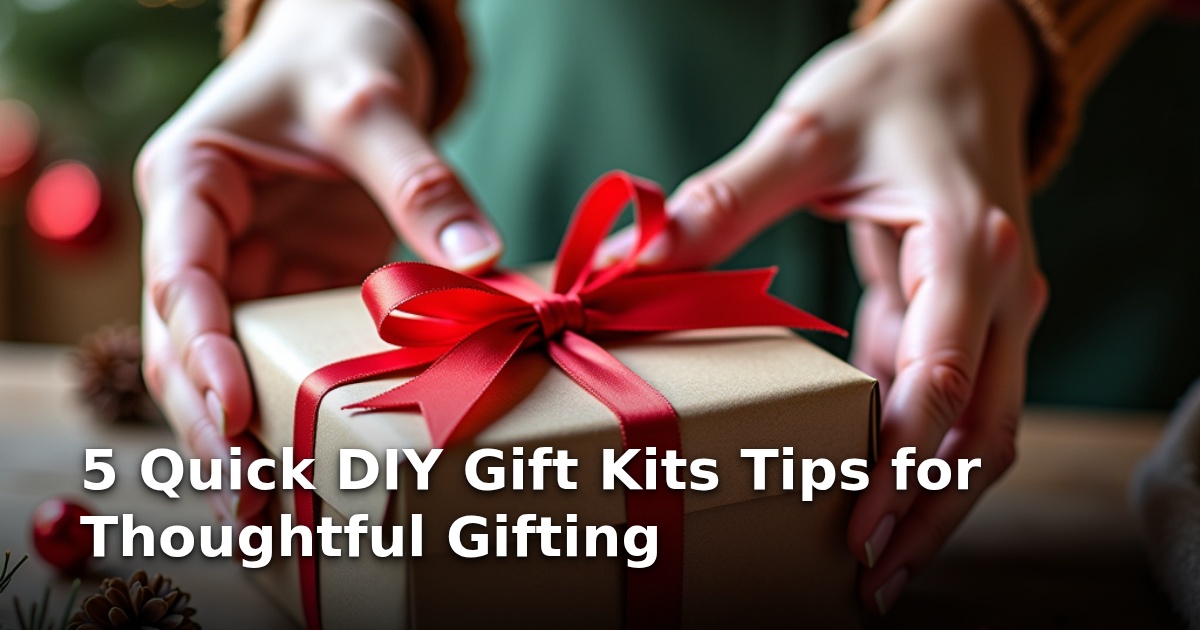 5 Quick DIY Gift Kits Tips for Thoughtful Gifting