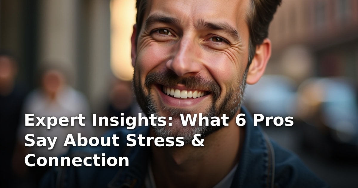 Expert Insights: What 6 Pros Say About Stress & Connection