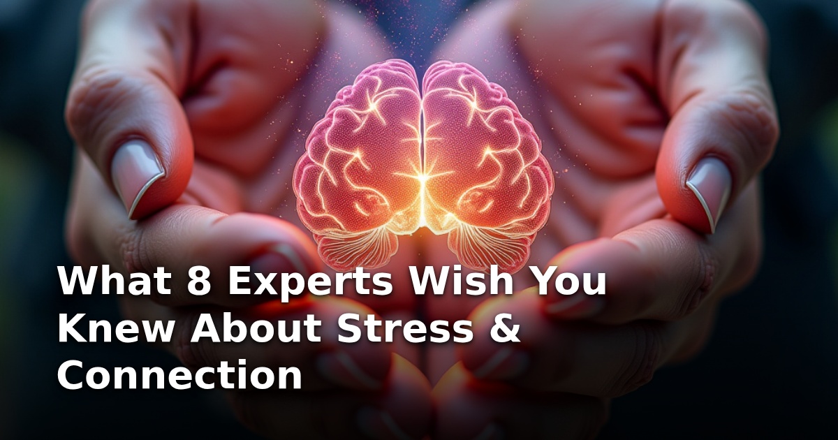 What 8 Experts Wish You Knew About Stress & Connection