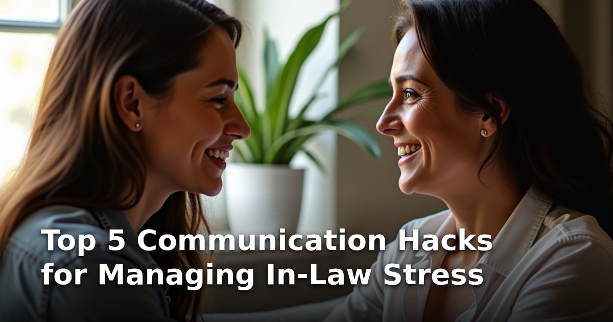 Top 5 Communication Hacks for Managing In-Law Stress