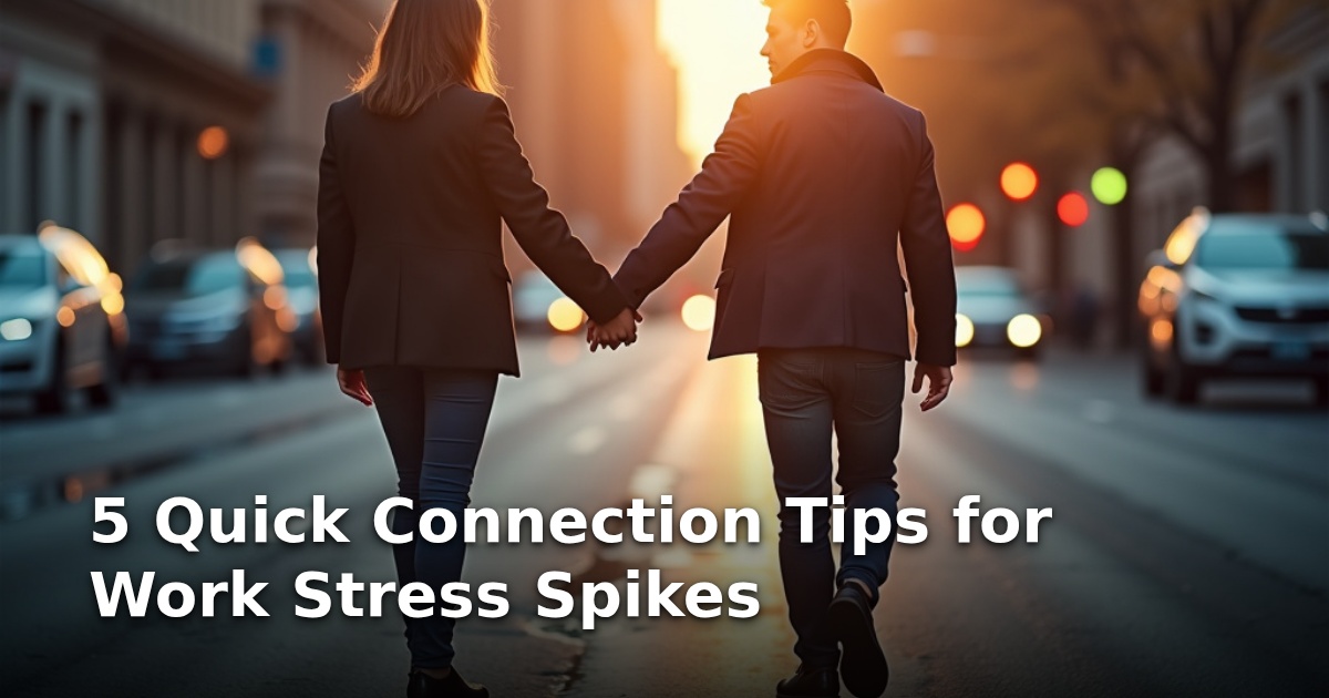 5 Quick Connection Tips for Work Stress Spikes