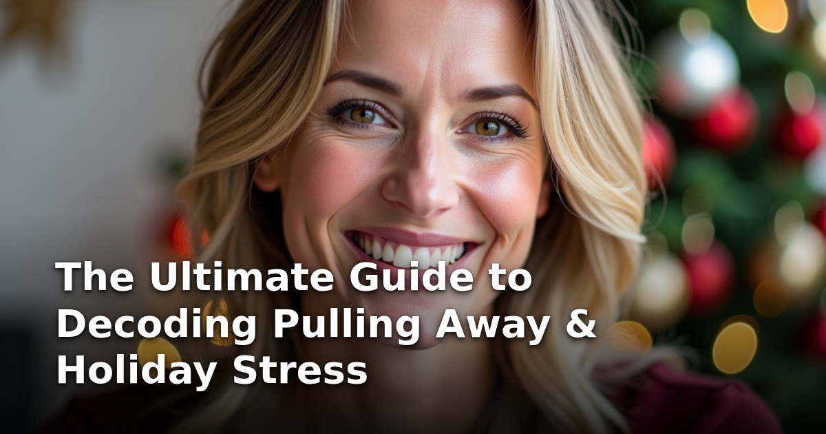 The Ultimate Guide to Decoding Pulling Away & Holiday Stress