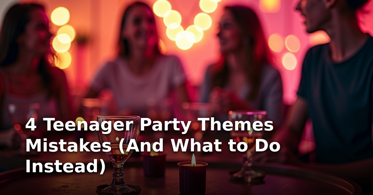 4 Teenager Party Themes Mistakes (And What to Do Instead)