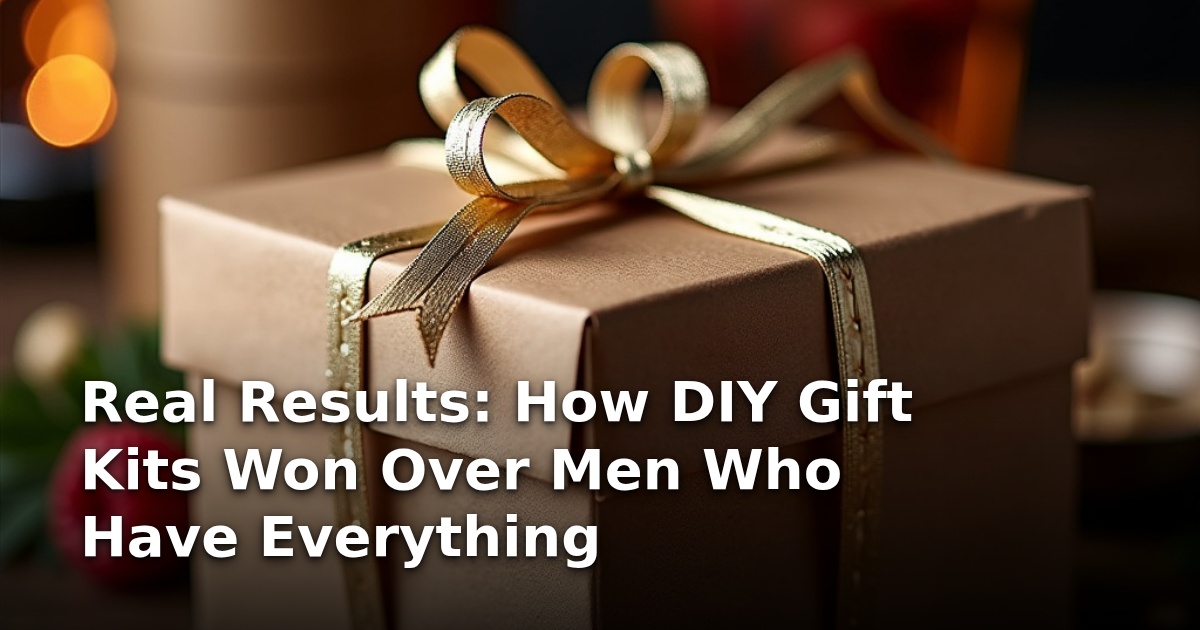 Real Results: How DIY Gift Kits Won Over Men Who Have Everything
