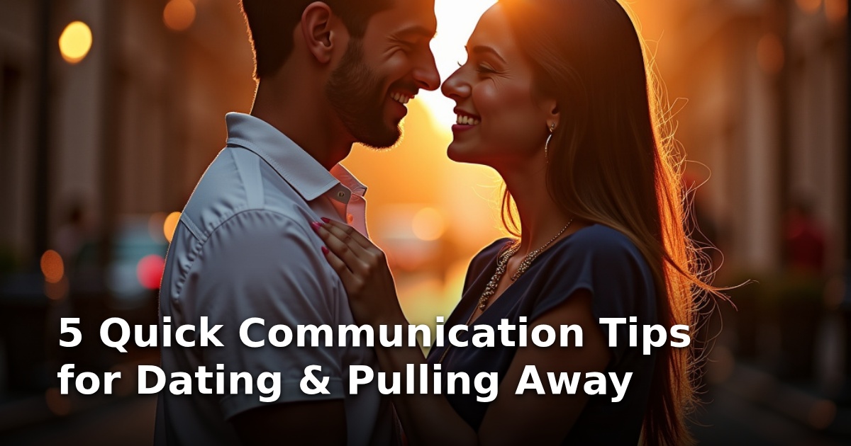 5 Quick Communication Tips for Dating & Pulling Away