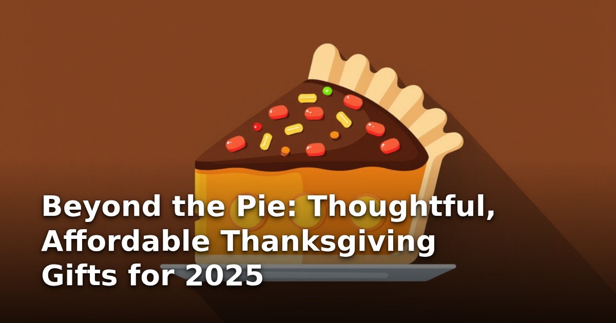 Beyond the Pie: Thoughtful, Affordable Thanksgiving Gifts for 2025