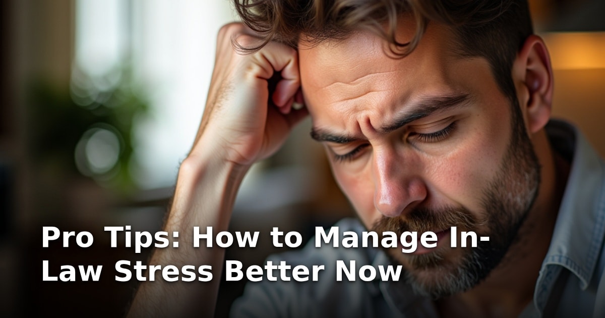Pro Tips: How to Manage In-Law Stress Better Now