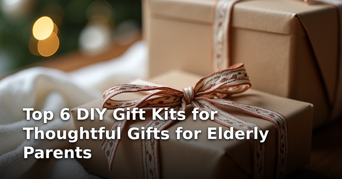 Top 6 DIY Gift Kits for Thoughtful Gifts for Elderly Parents