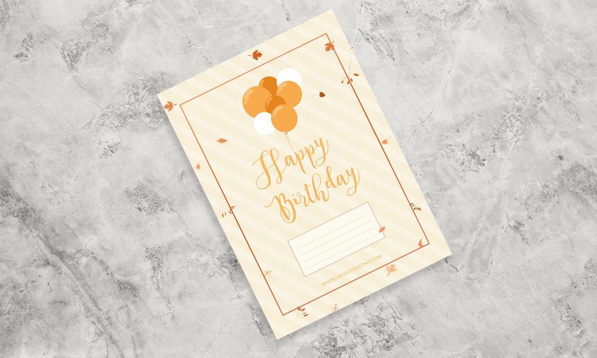 Free Printable Happy Birthday Wishes Card