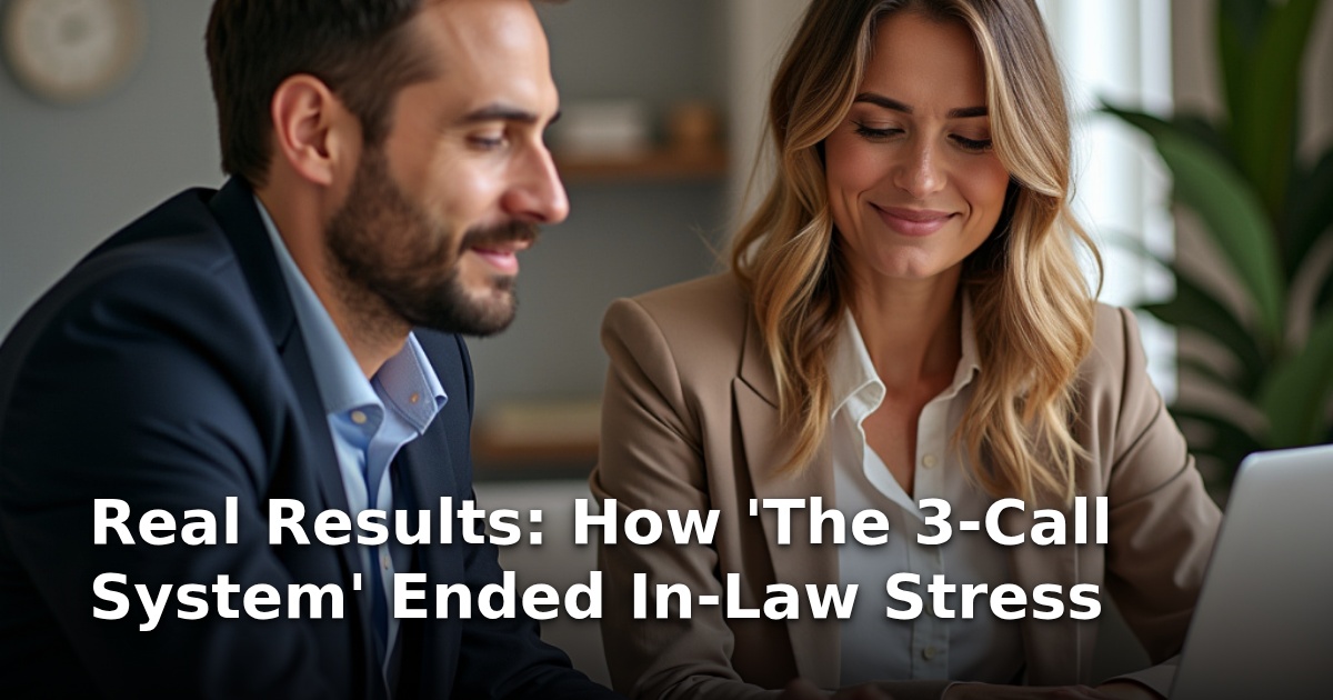 Real Results: How ‘The 3-Call System’ Ended In-Law Stress