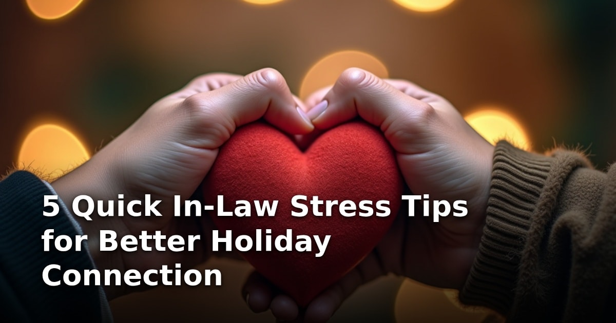 5 Quick In-Law Stress Tips for Better Holiday Connection
