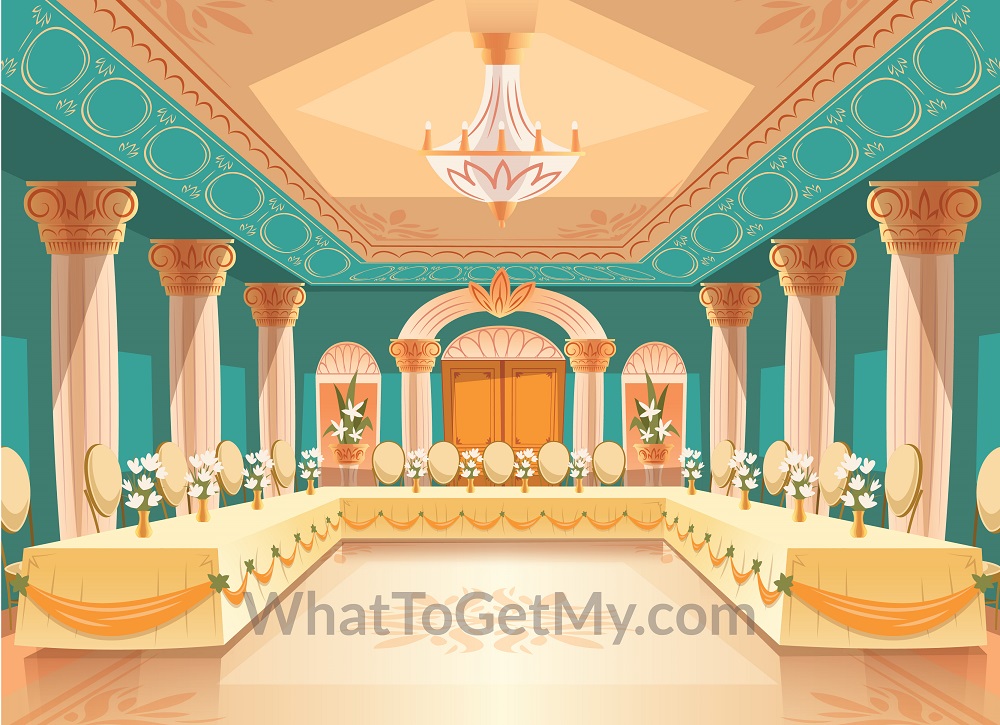 High table or Head table.