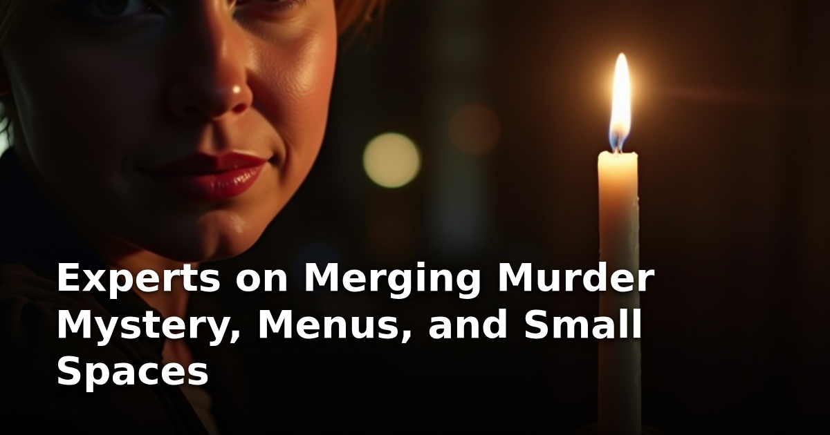 Experts on Merging Murder Mystery, Menus, and Small Spaces