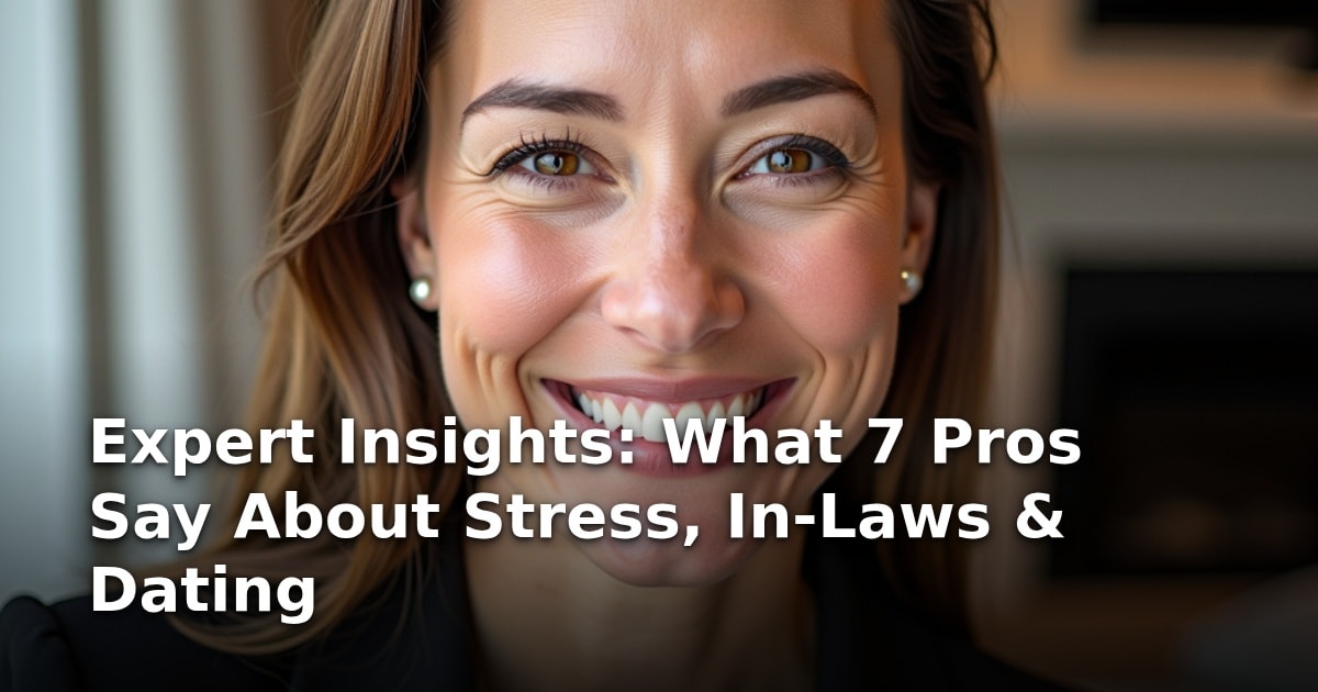 Expert Insights: What 7 Pros Say About Stress, In-Laws & Dating