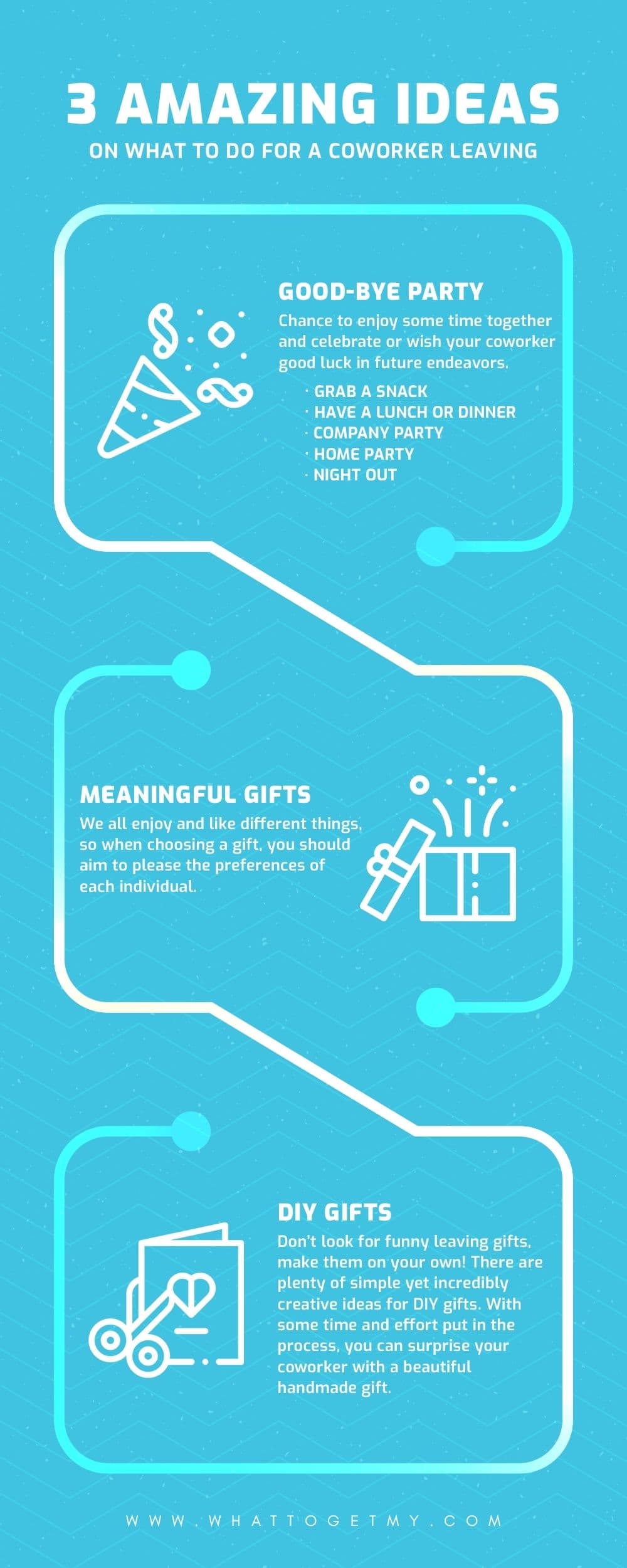 Infographic What to Do For a Coworker Leaving