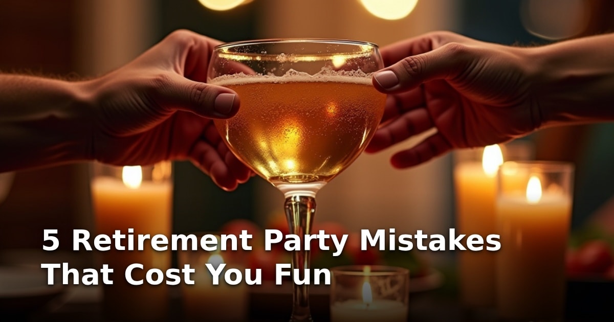 5 Retirement Party Mistakes That Cost You Fun