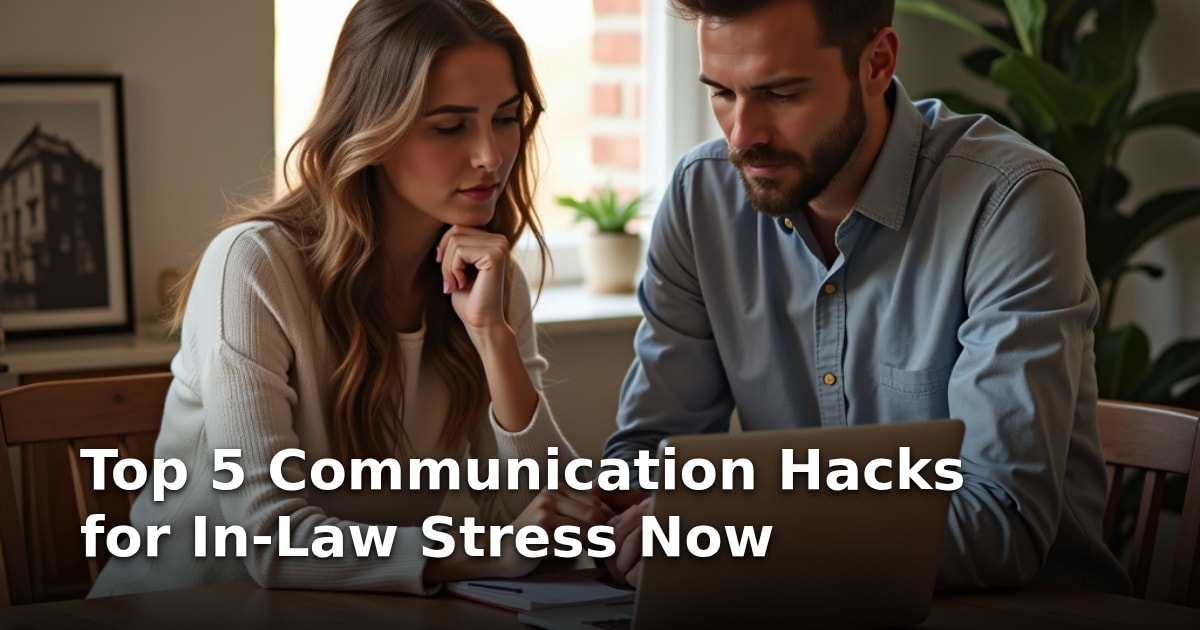 Top 5 Communication Hacks for In-Law Stress Now