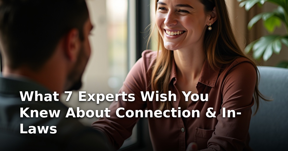 What 7 Experts Wish You Knew About Connection & In-Laws