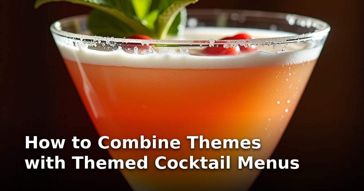 How to Combine Themes with Themed Cocktail Menus