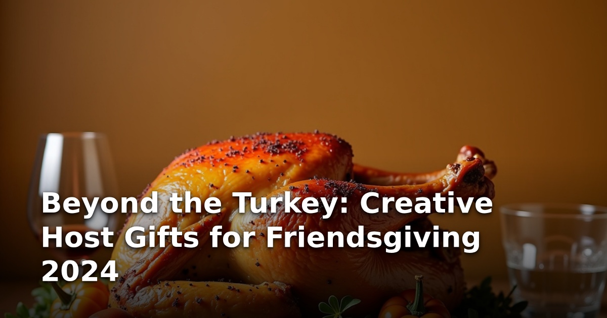 Beyond the Turkey: Creative Host Gifts for Friendsgiving 2024