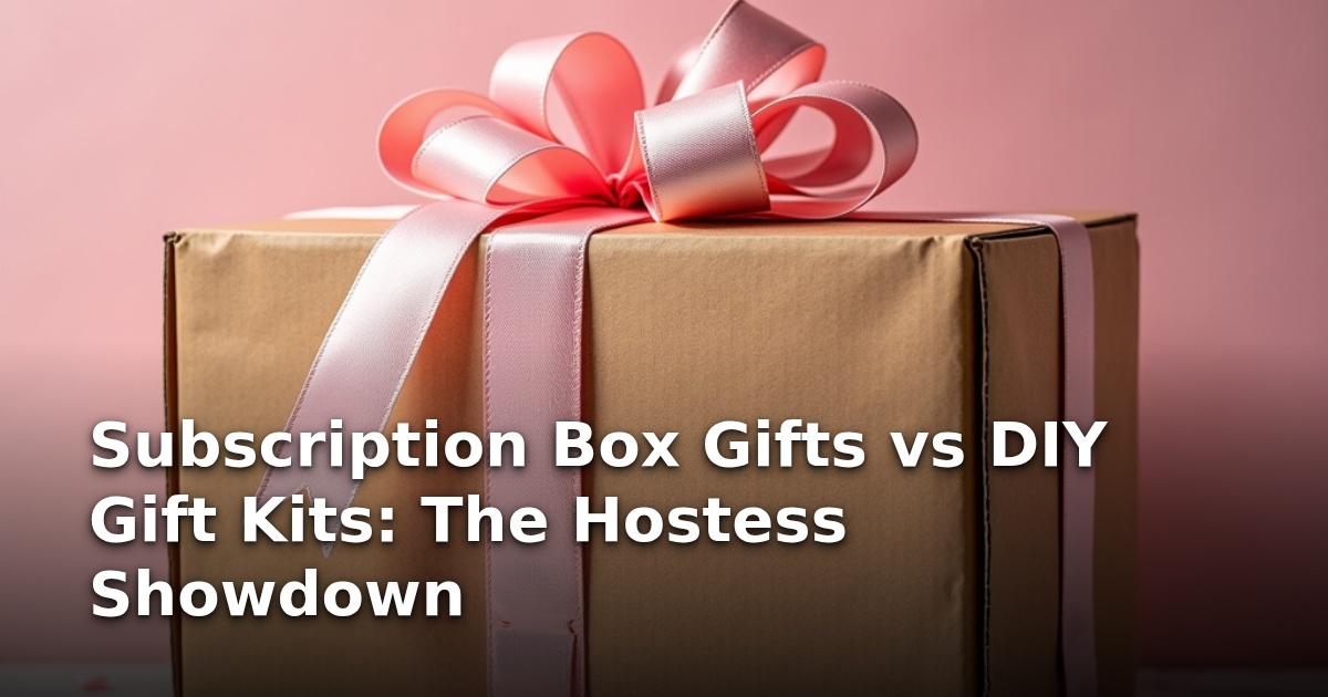 Subscription Box Gifts vs DIY Gift Kits: The Hostess Showdown