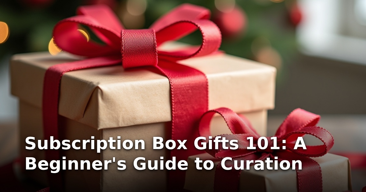 Subscription Box Gifts 101: A Beginner’s Guide to Curation