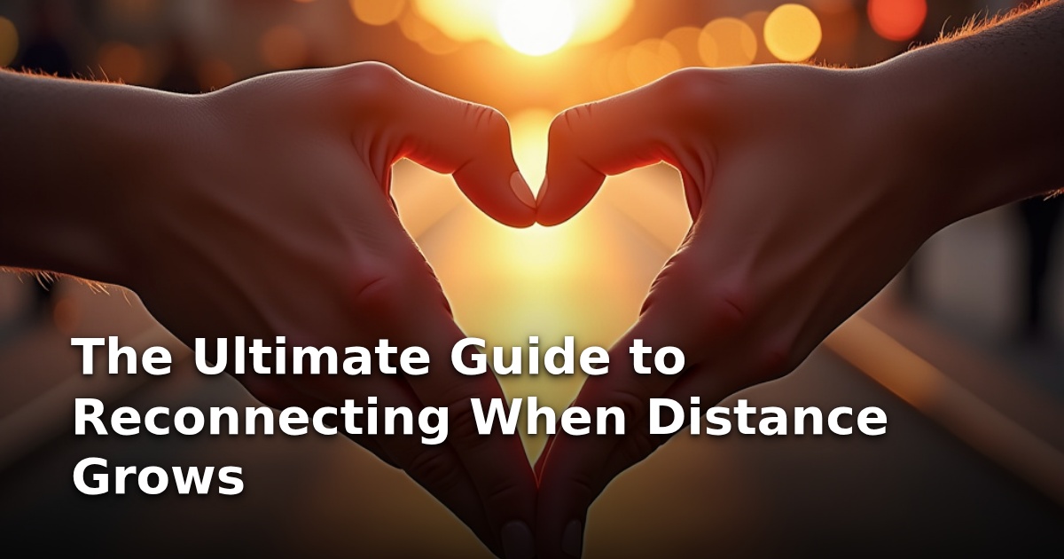 The Ultimate Guide to Reconnecting When Distance Grows