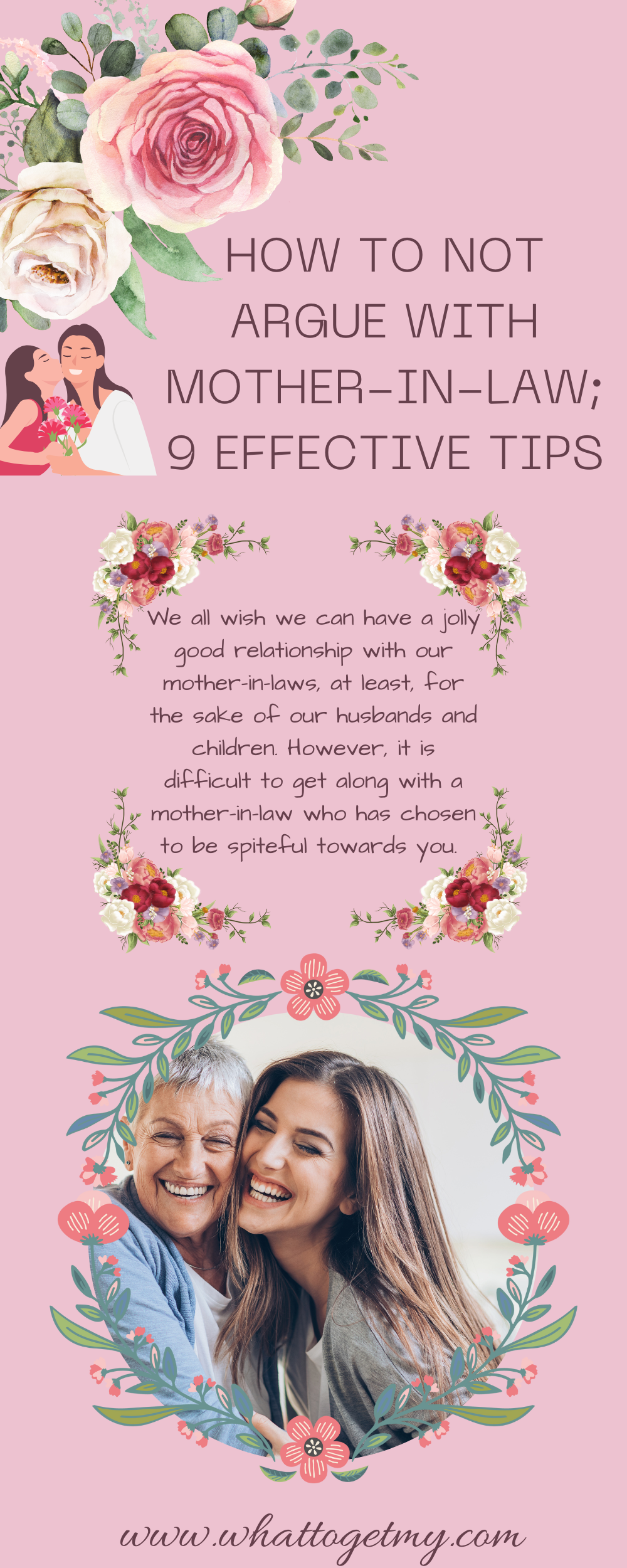 How to not argue with mother-in-law; 9 effective tips