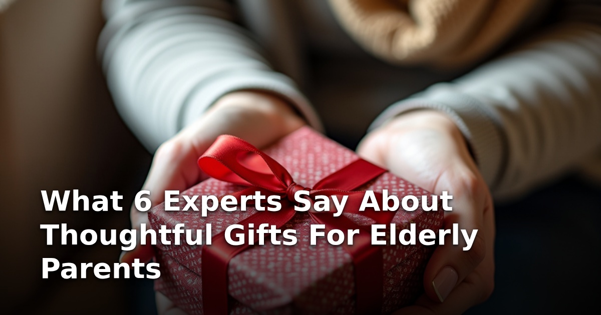 What 6 Experts Say About Thoughtful Gifts For Elderly Parents