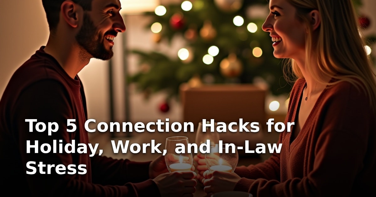 Top 5 Connection Hacks for Holiday, Work, and In-Law Stress