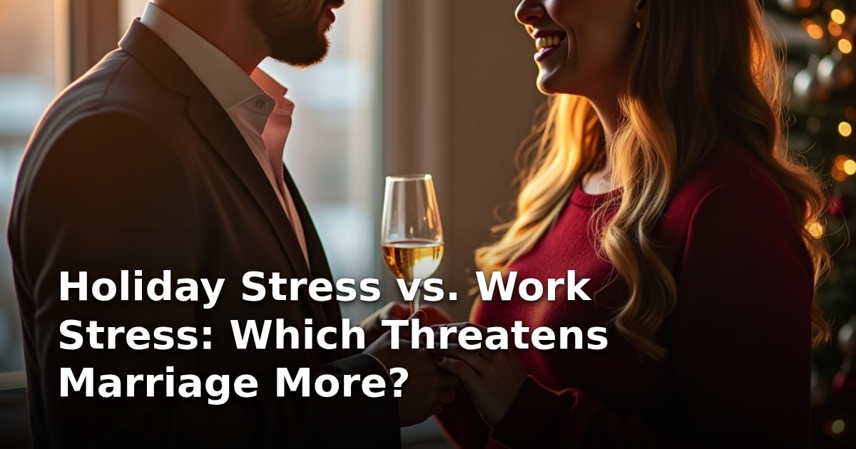 Holiday Stress vs. Work Stress: Which Threatens Marriage More?
