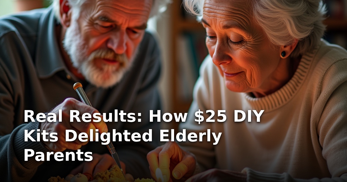 Real Results: How $25 DIY Kits Delighted Elderly Parents