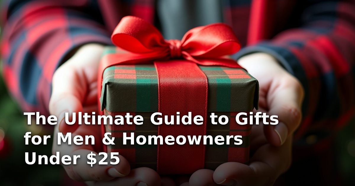 The Ultimate Guide to Gifts for Men & Homeowners Under $25