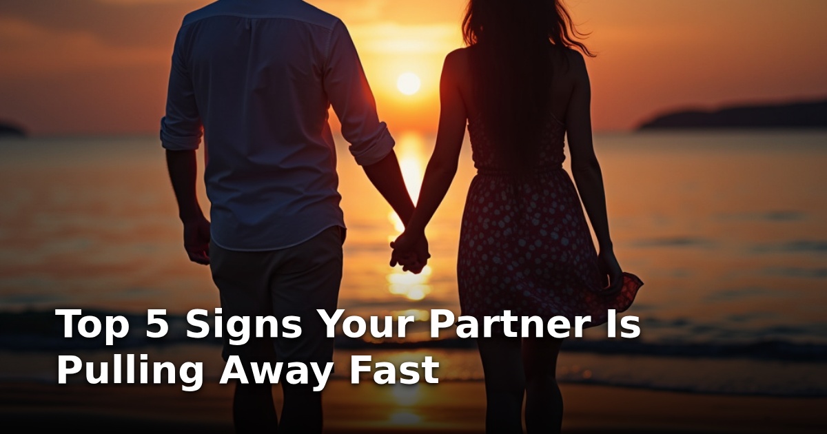 Top 5 Signs Your Partner Is Pulling Away Fast