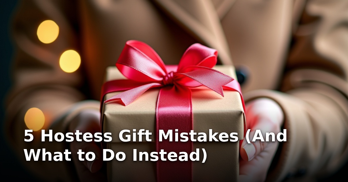 5 Hostess Gift Mistakes (And What to Do Instead)