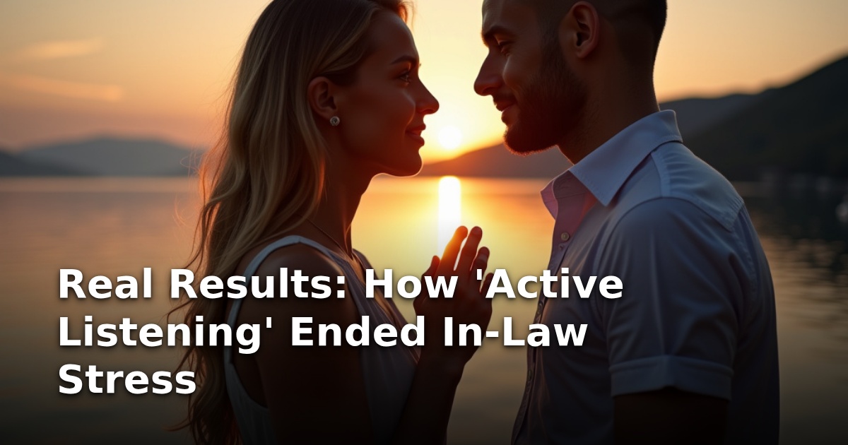Real Results: How ‘Active Listening’ Ended In-Law Stress